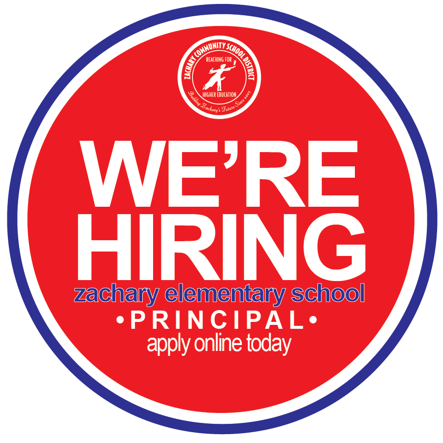 ZES Principal opening Zachary Community School District